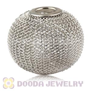 30mm Large Mesh Ball Beads For  Basketball Wives Earrings