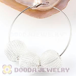 25mm Basketball Wives Wire Mesh Balls Beads Wholesale 