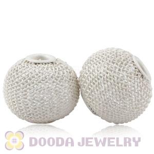 25mm Basketball Wives Wire Mesh Balls Beads Wholesale 