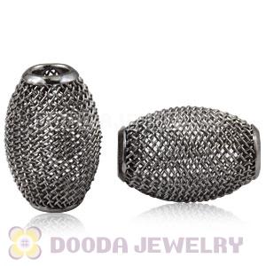 14X21mm Basketball Wives Earring Oval Mesh Beads Cheap