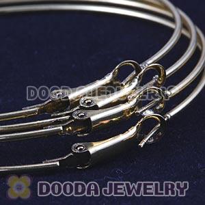 70mm Basketball Wives Plain Bronze Plated Hoop Earrings Wholesale