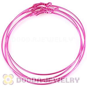70mm Basketball Wives Peach Plain Hoop Earrings Wholesale