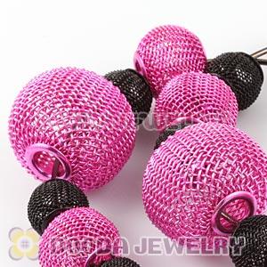 70mm Basketball Wives Mesh Hoop Earrings Wholesale