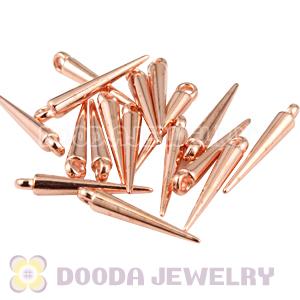 22mm Rose Gold Plated Basketball Wives Earring Spike Beads Wholesale 