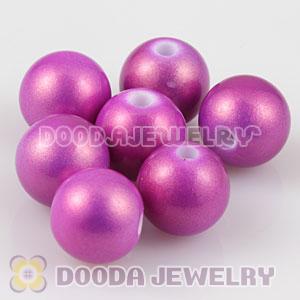 10mm Basketball Wives Pink ABS Beads Wholesale 