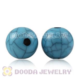 10mm Basketball Wives ABS Turquoise Beads Wholesale 