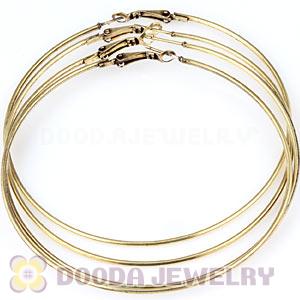 90mm Bronze Plated Basketball Wives Plain Hoop Earrings Wholesale