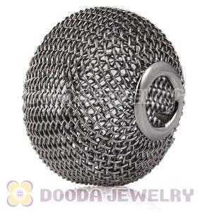 30mm Large Mesh Ball Beads For Basketball Wives Hoop Earrings