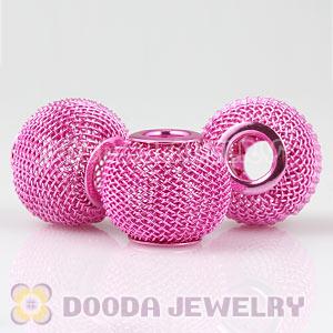 Wholesale 18mm Basketball Wives Peach Mesh Beads 