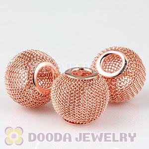 Wholesale 18mm Yellow Basketball Wives Mesh Beads 