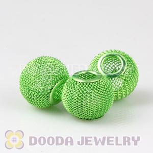 Wholesale 18mm Lime Basketball Wives Mesh Beads