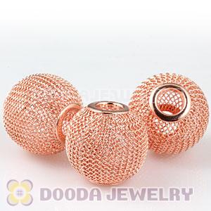 Wholesale 20mm Yellow Basketball Wives Mesh Beads 