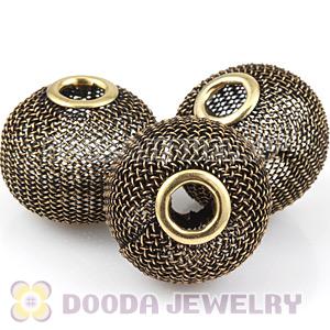 Wholesale 30mm Basketball Wives Mesh Beads For Hoop Earrings 