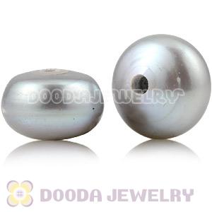 Wholesale 11-12mm Grey Natural Freshwater Pearl Beads For DIY Jewelry