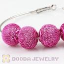16mm Basketball Wives Red Mesh Beads Wholesale