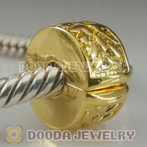 Wholesale Charm Jewelry silver plated clip beads wholesale Jewelry beads