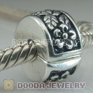 Wholesale Charm Jewelry silver plated clip beads wholesale Jewelry beads