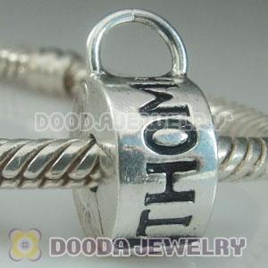Wholesale Charm Jewelry silver plated clip beads