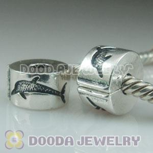 Wholesale Charm Jewelry silver plated clip beads wholesale Jewelry beads