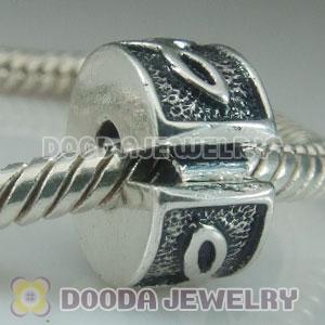 Wholesale Charm Jewelry silver plated clip beads wholesale Jewelry beads