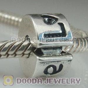 Wholesale Charm Jewelry silver plated clip beads wholesale Jewelry beads