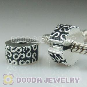Wholesale Charm Jewelry silver plated clip beads wholesale Jewelry beads