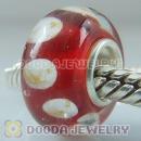 Top Class Jewelry Glass Beads with 925 sterling silver single core