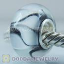 Top Class Jewelry Glass Beads with 925 sterling silver single core