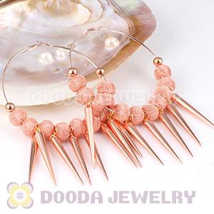 80mm Basketball Wives Spike Hoop Earrings Wholesale