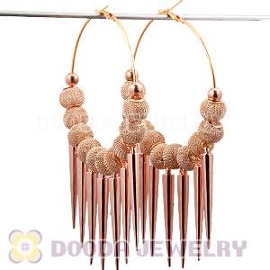 80mm Basketball Wives Spike Hoop Earrings Wholesale