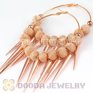 80mm Basketball Wives Spike Hoop Earrings Wholesale