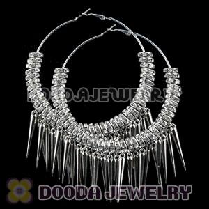 80mm Basketball Wives Spike Hoop Earrings Wholesale