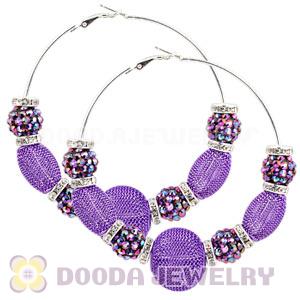 80mm Basketball Wives Hoop Earrings Wholesale