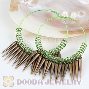 70mm Basketball Wives Spike Hoop Earrings Wholesale