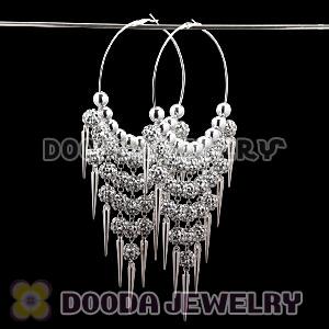 80mm Chandelier Basketball Wives Spike Hoop Earrings Wholesale