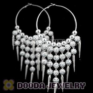 80mm Chandelier Basketball Wives Spike Hoop Earrings Wholesale