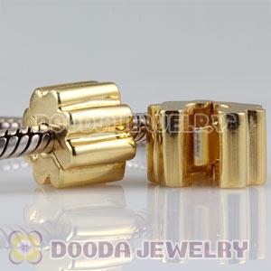 Gold Plated Silver European Style Clip Beads Wholesale
