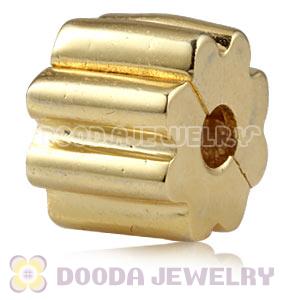 Gold Plated Silver European Style Clip Beads Wholesale