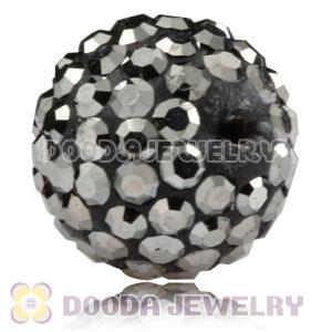 10mm Grey Czech Crystal Beads Earrings Component Findings