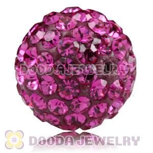 10mm Peach Czech Crystal Beads Earrings Component Findings