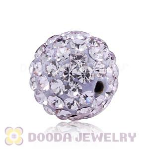 8mm Lavender Czech Crystal Beads Earrings Component Findings 