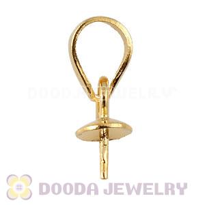 Gold Plated Silver Pendant Component Findings Wholesale