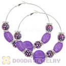 80mm Basketball Wives Hoop Earrings Wholesale
