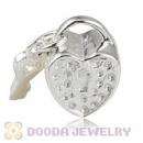 925 Sterling Silver Lock-Key Charm Beads For Valentines Day