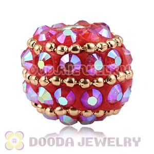 14×15mm Resin Basketball Wives Beads For Earrings Wholesale 