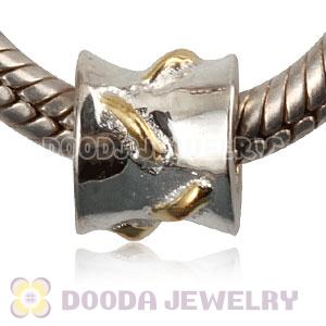 Gold Plated Line European Style 925 Silver Beads and Charms