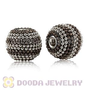 12×14mm Alloy Basketball Wives Beads For Earrings Wholesale 