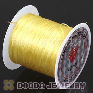 0.3mm Yellow Elastic String Basketball Wives Accesories For Bracelets
