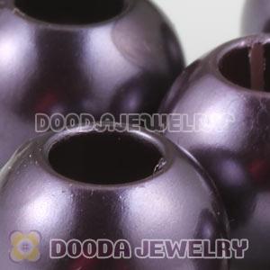 12mm European Big Hole ABS Pearl Beads Wholesale 