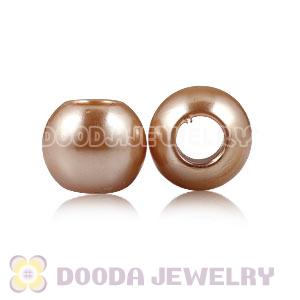 12mm Big Hole ABS Pearl Beads For European Jewelry Wholesale 